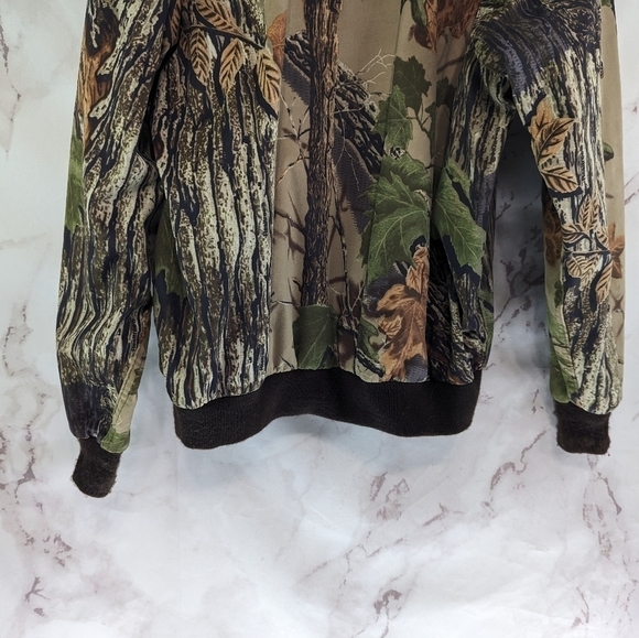 Vintage Woolrich Jacket Men Large Camo Coat Woodland Realtree Fleece Rare - Picture 8 of 12